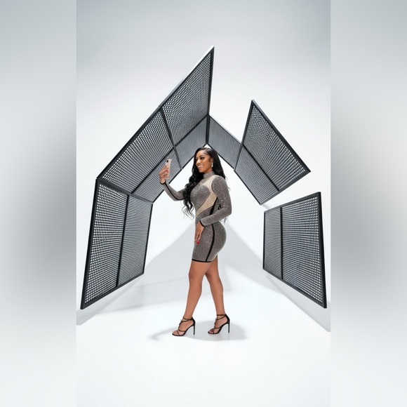 CRYSTAL MIRAGE DRESS - Picture 3 of 13